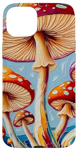 Aesthetic Mushroom Cottagecore Pilz Design Outdoor Hülle für iPhone 15 Plus von Nicole Lynne Designs