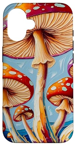 Aesthetic Mushroom Cottagecore Pilz Design Outdoor Hülle für iPhone 16 von Nicole Lynne Designs