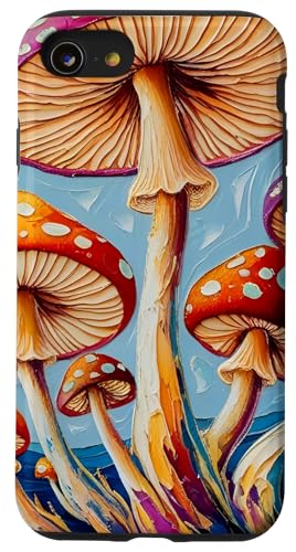 Aesthetic Mushroom Cottagecore Pilz Design Outdoor Hülle für iPhone SE (2020) / 7 / 8 von Nicole Lynne Designs