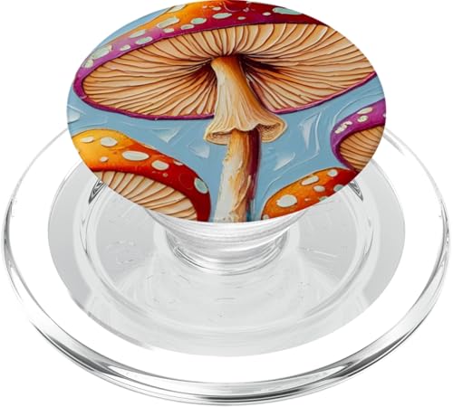 Aesthetic Mushroom Cottagecore Pilz Design Outdoor PopSockets PopGrip für MagSafe Aesthetic Mushroom Cottagecore Pilz Design Outdoor PopSockets PopGrip für MagSafe von Nicole Lynne Designs