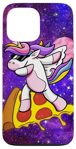 Einhorn surft auf Pizza in der Galaxie, Lustiges Einhorn, Hülle für iPhone 13 Pro Max Einhorn surft auf Pizza in der Galaxie, Lustiges Einhorn, Hülle für iPhone 13 Pro Max von Nicole Lynne Designs