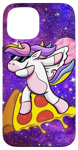Einhorn surft auf Pizza in der Galaxie, Lustiges Einhorn, Hülle für iPhone 15 Einhorn surft auf Pizza in der Galaxie, Lustiges Einhorn, Hülle für iPhone 15 von Nicole Lynne Designs