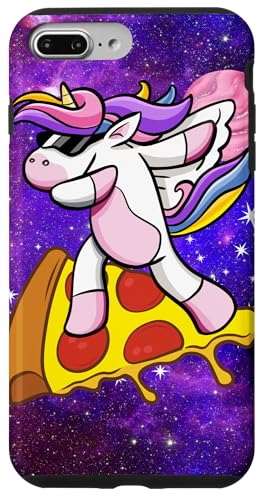 Einhorn surft auf Pizza in der Galaxie, Lustiges Einhorn, Hülle für iPhone 7 Plus/8 Plus Einhorn surft auf Pizza in der Galaxie, Lustiges Einhorn, Hülle für iPhone 7 Plus/8 Plus von Nicole Lynne Designs