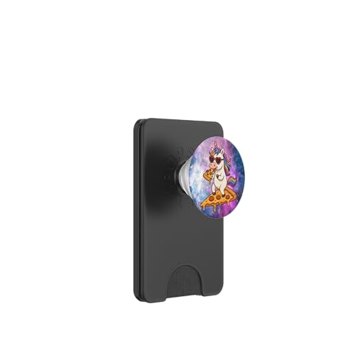 Einhorn surft auf Pizza in der Galaxie, Lustiges Einhorn, PopSockets PopWallet für MagSafe Einhorn surft auf Pizza in der Galaxie, Lustiges Einhorn, PopSockets PopWallet für MagSafe von Nicole Lynne Designs