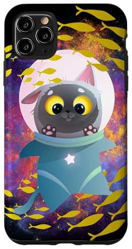 Galaxie-Design, lustige Katze, Saturn, Katze, lustiger Katzenliebhaber Hülle für iPhone 11 Pro Max Galaxie-Design, lustige Katze, Saturn, Katze, lustiger Katzenliebhaber Hülle für iPhone 11 Pro Max von Nicole Lynne Designs