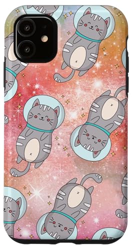 Galaxie-Design, lustige Katze, Saturn, Katze, lustiger Katzenliebhaber Hülle für iPhone 11 Galaxie-Design, lustige Katze, Saturn, Katze, lustiger Katzenliebhaber Hülle für iPhone 11 von Nicole Lynne Designs