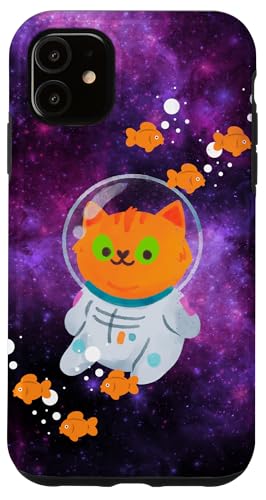 Galaxie-Design, lustige Katze, Saturn, Katze, lustiger Katzenliebhaber Hülle für iPhone 11 Galaxie-Design, lustige Katze, Saturn, Katze, lustiger Katzenliebhaber Hülle für iPhone 11 von Nicole Lynne Designs