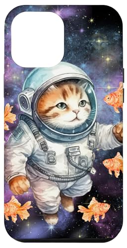 Galaxie-Design, lustige Katze, Saturn, Katze, lustiger Katzenliebhaber Hülle für iPhone 12 Pro Max Galaxie-Design, lustige Katze, Saturn, Katze, lustiger Katzenliebhaber Hülle für iPhone 12 Pro Max von Nicole Lynne Designs
