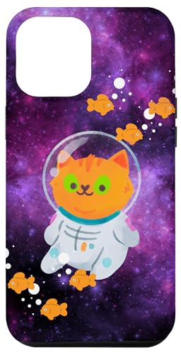 Galaxie-Design, lustige Katze, Saturn, Katze, lustiger Katzenliebhaber Hülle für iPhone 12 Pro Max Galaxie-Design, lustige Katze, Saturn, Katze, lustiger Katzenliebhaber Hülle für iPhone 12 Pro Max von Nicole Lynne Designs