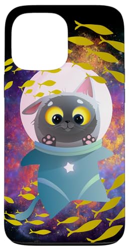 Galaxie-Design, lustige Katze, Saturn, Katze, lustiger Katzenliebhaber Hülle für iPhone 13 Pro Max Galaxie-Design, lustige Katze, Saturn, Katze, lustiger Katzenliebhaber Hülle für iPhone 13 Pro Max von Nicole Lynne Designs