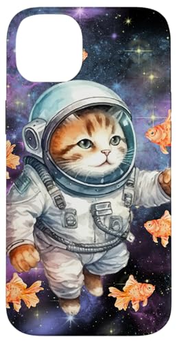 Galaxie-Design, lustige Katze, Saturn, Katze, lustiger Katzenliebhaber Hülle für iPhone 14 Plus Galaxie-Design, lustige Katze, Saturn, Katze, lustiger Katzenliebhaber Hülle für iPhone 14 Plus von Nicole Lynne Designs