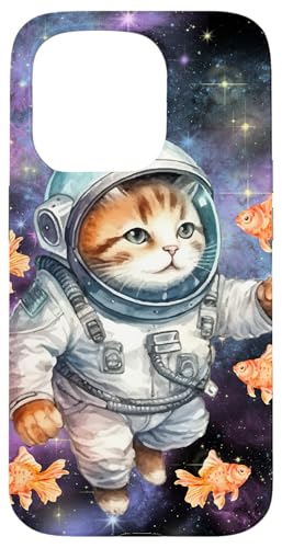 Galaxie-Design, lustige Katze, Saturn, Katze, lustiger Katzenliebhaber Hülle für iPhone 15 Pro Galaxie-Design, lustige Katze, Saturn, Katze, lustiger Katzenliebhaber Hülle für iPhone 15 Pro von Nicole Lynne Designs
