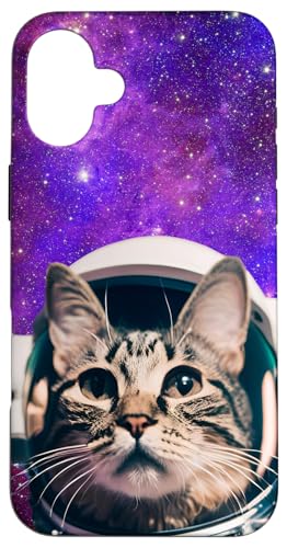 Galaxie-Design, lustige Katze, Saturn, Katze, lustiger Katzenliebhaber Hülle für iPhone 16 Plus Galaxie-Design, lustige Katze, Saturn, Katze, lustiger Katzenliebhaber Hülle für iPhone 16 Plus von Nicole Lynne Designs