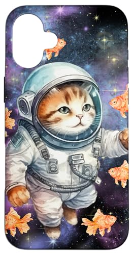 Galaxie-Design, lustige Katze, Saturn, Katze, lustiger Katzenliebhaber Hülle für iPhone 16 Plus Galaxie-Design, lustige Katze, Saturn, Katze, lustiger Katzenliebhaber Hülle für iPhone 16 Plus von Nicole Lynne Designs