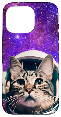 Galaxie-Design, lustige Katze, Saturn, Katze, lustiger Katzenliebhaber Hülle für iPhone 16 Pro Galaxie-Design, lustige Katze, Saturn, Katze, lustiger Katzenliebhaber Hülle für iPhone 16 Pro von Nicole Lynne Designs