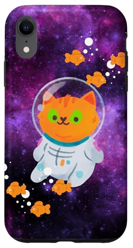 Galaxie-Design, lustige Katze, Saturn, Katze, lustiger Katzenliebhaber Hülle für iPhone XR Galaxie-Design, lustige Katze, Saturn, Katze, lustiger Katzenliebhaber Hülle für iPhone XR von Nicole Lynne Designs