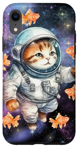 Galaxie-Design, lustige Katze, Saturn, Katze, lustiger Katzenliebhaber Hülle für iPhone XR Galaxie-Design, lustige Katze, Saturn, Katze, lustiger Katzenliebhaber Hülle für iPhone XR von Nicole Lynne Designs