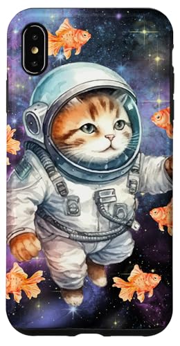 Galaxie-Design, lustige Katze, Saturn, Katze, lustiger Katzenliebhaber Hülle für iPhone XS Max Galaxie-Design, lustige Katze, Saturn, Katze, lustiger Katzenliebhaber Hülle für iPhone XS Max von Nicole Lynne Designs