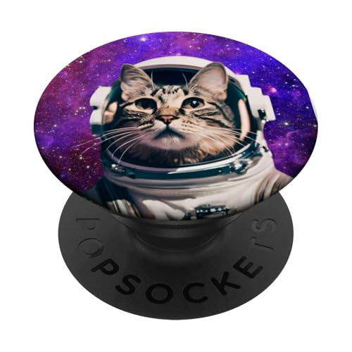 Galaxie-Design, lustige Katze, Saturn, Katze, lustiger Katzenliebhaber PopSockets Klebender PopGrip Galaxie-Design, lustige Katze, Saturn, Katze, lustiger Katzenliebhaber PopSockets Klebender PopGrip von Nicole Lynne Designs