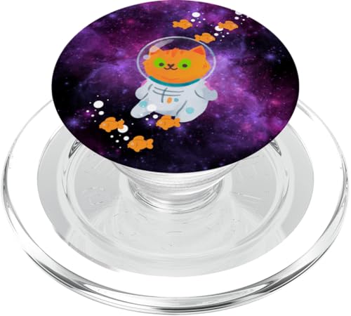 Galaxie-Design, lustige Katze, Saturn, Katze, lustiger Katzenliebhaber PopSockets PopGrip für MagSafe Galaxie-Design, lustige Katze, Saturn, Katze, lustiger Katzenliebhaber PopSockets PopGrip für MagSafe von Nicole Lynne Designs