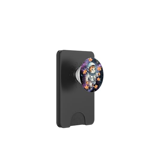 Galaxie-Design, lustige Katze, Saturn, Katze, lustiger Katzenliebhaber PopSockets PopWallet für MagSafe Galaxie-Design, lustige Katze, Saturn, Katze, lustiger Katzenliebhaber PopSockets PopWallet für MagSafe von Nicole Lynne Designs