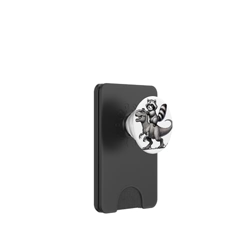 Waschbär, süßer Waschbär, T-Rex-Dino, Waschbärliebhaber, Dinosaurier PopSockets PopWallet für MagSafe Waschbär, süßer Waschbär, T-Rex-Dino, Waschbärliebhaber, Dinosaurier PopSockets PopWallet für MagSafe von Nicole Lynne Designs
