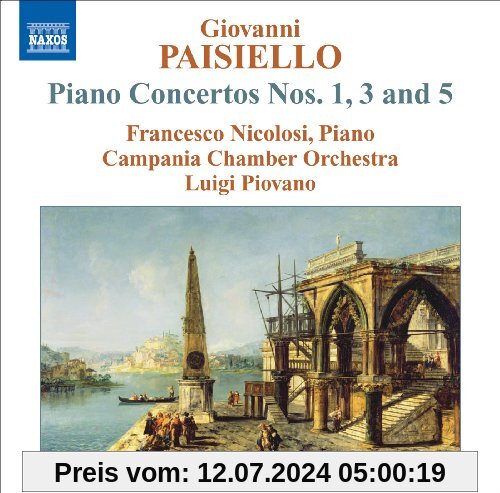 Paisiello: Klavierkonzerte 1,3+5 von Nicolosi