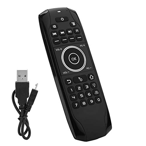 Nicoone Air Mouse, Mini Tastatur Air Fernbedienung, Universal Air Remote Mouse für Bluetooth 5.0 Hintergrundbeleuchtung für Android TV Box Control G7BTS Computer Supplies von Nicoone