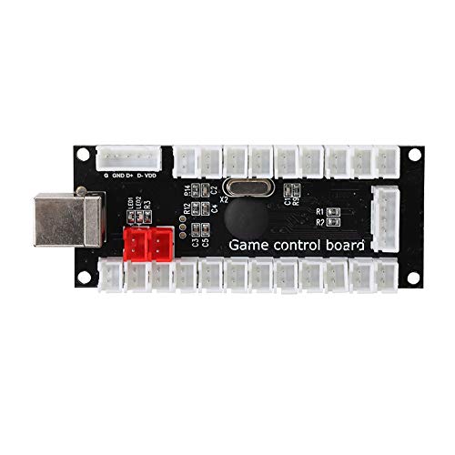 Nicoone Arcade Spiel USB Encoder Controller mit Acryl Kristall Fall für Raspberry Pi Und PC Mainframe (822C) von Nicoone