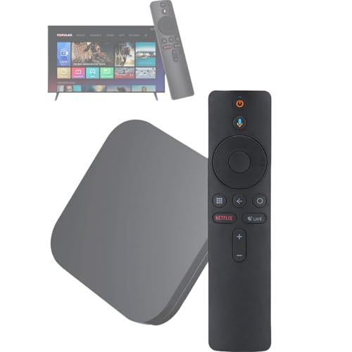 Nicoone Ersatz-Bluetooth-Sprachfernbedienung, passend für Xiaomi Mi Box S TV (Bitte bestätigen Sie, ob Ihr Gerät die Bluetooth-Sprachfernbedienung unterstützt) von Nicoone