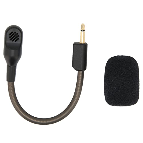 Nicoone Mikrofon Ersatz für Razer BlackShark V2, V2 Pro, V2 SE Gaming Headset, Einstellbares Schaumstoff Spielmikrofon mit Rauschunterdrückung für PS5, PS4, Switch Lite, Xbox von Nicoone
