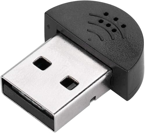 Nicoone Mini-Mikrofon, tragbarer USB-Mini-Studio-Sprachmikrofon, Aufnahme, Audio-Mikrofon-Adapter für Computer, PC, Schwarz Nicoone Mini-Mikrofon, tragbarer USB-Mini-Studio-Sprachmikrofon, Aufnahme, Audio-Mikrofon-Adapter für Computer, PC, Schwarz von Nicoone
