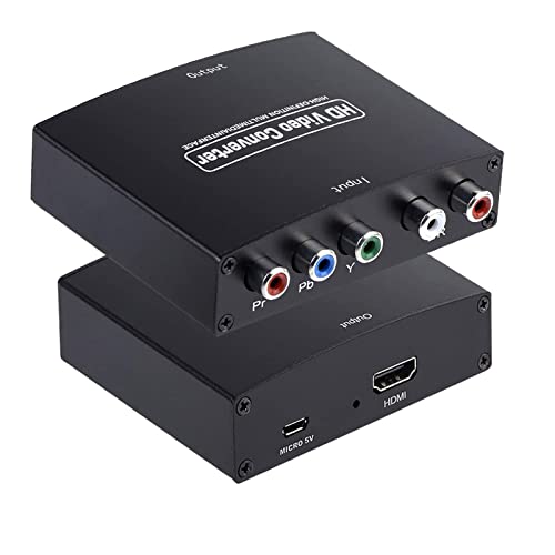Nicoone YPbPr auf HDMI Kompatibel Converter Component auf HDMI Kompatibel Video Audio Adapter für DVD Spiel Konsole zu HDTV Monitor von Nicoone