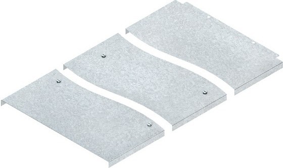 3 Mtr. Niedax Weitspannl.-Deckel WDV 300 F von Niedax
