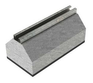 Niedax DS 110.300 Dachstein mit Schiene, Schlit von Niedax