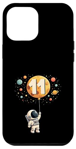 11. Geburtstag Kleiner Astronaut Weltraum Party 11 Jahre Alt Hülle für iPhone 12 Pro Max von Niedliche Astronauten Weltraum Geburtstags Designs