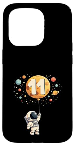 11. Geburtstag Kleiner Astronaut Weltraum Party 11 Jahre Alt Hülle für iPhone 15 Pro von Niedliche Astronauten Weltraum Geburtstags Designs