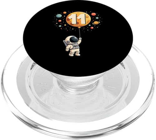 11. Geburtstag Kleiner Astronaut Weltraum Party 11 Jahre Alt PopSockets PopGrip für MagSafe 11. Geburtstag Kleiner Astronaut Weltraum Party 11 Jahre Alt PopSockets PopGrip für MagSafe von Niedliche Astronauten Weltraum Geburtstags Designs