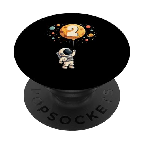 2. Geburtstag Kleiner Astronaut Weltraum Party 2 Jahre Alt PopSockets Klebender PopGrip 2. Geburtstag Kleiner Astronaut Weltraum Party 2 Jahre Alt PopSockets Klebender PopGrip von Niedliche Astronauten Weltraum Geburtstags Designs
