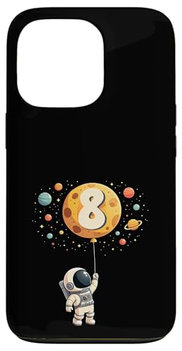 8. Geburtstag Kleiner Astronaut Weltraum Party 8 Jahre Alt Hülle für iPhone 13 Pro von Niedliche Astronauten Weltraum Geburtstags Designs