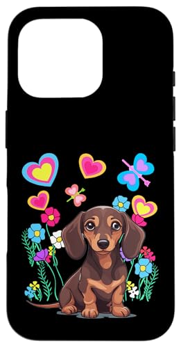 Dachshund Dackel Hunde Hund Frühling Retro Sommerzeit Kind Hülle für iPhone 16 Pro Dachshund Dackel Hunde Hund Frühling Retro Sommerzeit Kind Hülle für iPhone 16 Pro von Niedliche Tiere für Kinder
