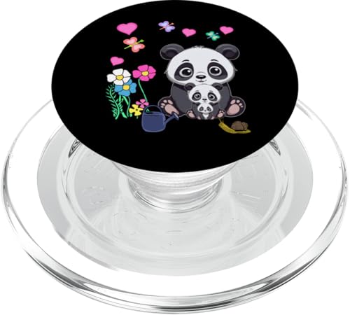 Frühling Sommer Pandas Kinder Kind Mädchen Jungen Pandabären PopSockets PopGrip für MagSafe Frühling Sommer Pandas Kinder Kind Mädchen Jungen Pandabären PopSockets PopGrip für MagSafe von Niedliche Tiere für Kinder