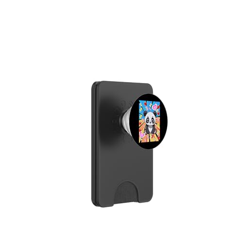 Kind Kinder Baby Mädchen Jungen Retro Panda Pandabär Bären PopSockets PopWallet für MagSafe Kind Kinder Baby Mädchen Jungen Retro Panda Pandabär Bären PopSockets PopWallet für MagSafe von Niedliche Tiere für Kinder