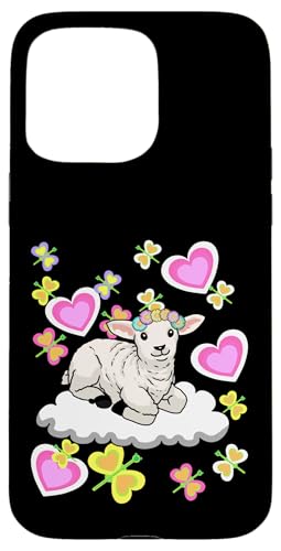 Ostern Frühling Schaf Schafe Lamm Wolke Kinder Kind Baby Hülle für iPhone 15 Pro Max Ostern Frühling Schaf Schafe Lamm Wolke Kinder Kind Baby Hülle für iPhone 15 Pro Max von Niedliche Tiere für Kinder