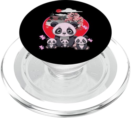 Panda Familie Kinder Kind Baby Mädchen Jungen Kleinkind Bär PopSockets PopGrip für MagSafe Panda Familie Kinder Kind Baby Mädchen Jungen Kleinkind Bär PopSockets PopGrip für MagSafe von Niedliche Tiere für Kinder
