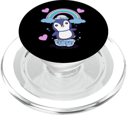 Pinguin Regenbogen Pinguine Kleinkinder Baby Kind Kinder Zoo PopSockets PopGrip für MagSafe von Niedliche Tiere für Kinder