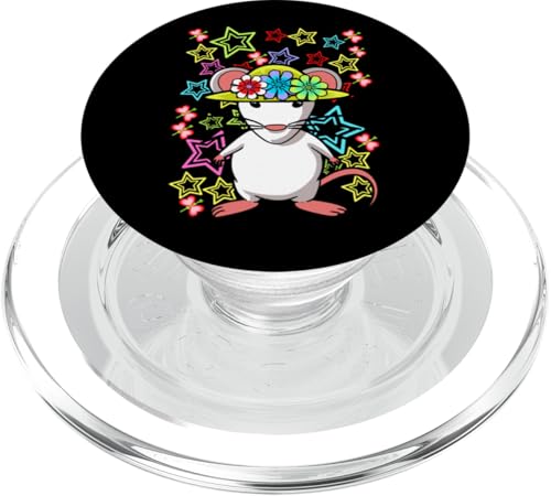 Retro 80er 90er Kinder Kind Mädchen Jungen Maus Mäuse Baby PopSockets PopGrip für MagSafe Retro 80er 90er Kinder Kind Mädchen Jungen Maus Mäuse Baby PopSockets PopGrip für MagSafe von Niedliche Tiere für Kinder