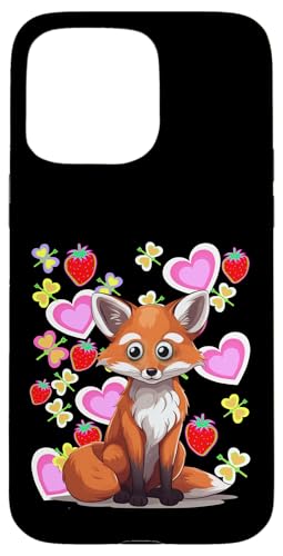 Sommer Sommerzeit Fuchs Füchse Kinder Retro 80er 90er Herzen Hülle für iPhone 15 Pro Max Sommer Sommerzeit Fuchs Füchse Kinder Retro 80er 90er Herzen Hülle für iPhone 15 Pro Max von Niedliche Tiere für Kinder