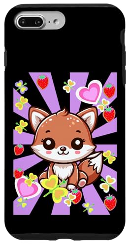 für Mädchen süßer Fuchs Kind Retro Herz Kinder 80er Füchse Hülle für iPhone 7 Plus/8 Plus für Mädchen süßer Fuchs Kind Retro Herz Kinder 80er Füchse Hülle für iPhone 7 Plus/8 Plus von Niedliche Tiere für Kinder