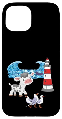 maritim Kind Leuchtturm Nordsee Ostsee Möwen Möwe Kinder Hülle für iPhone 15 maritim Kind Leuchtturm Nordsee Ostsee Möwen Möwe Kinder Hülle für iPhone 15 von Niedliche Tiere für Kinder